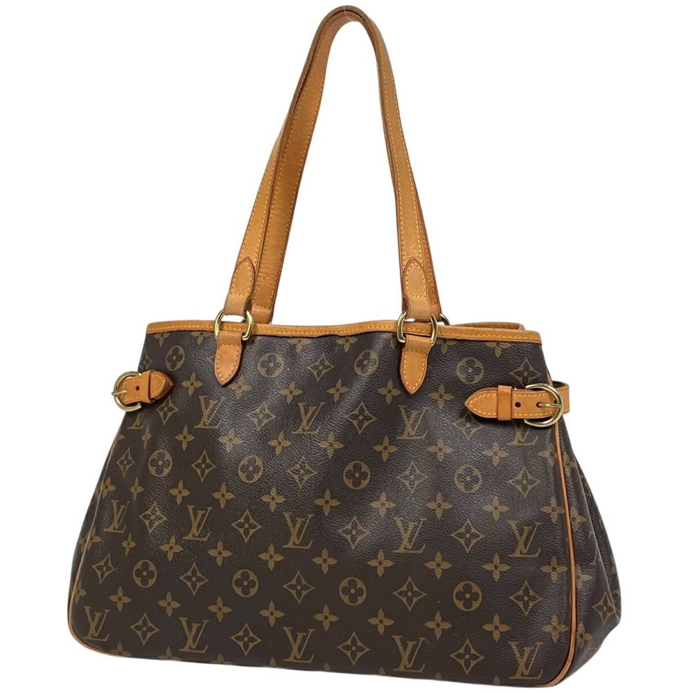 Louis Vuitton Batignolles Horizontal Shoulder Bag Tote Monogram Brown